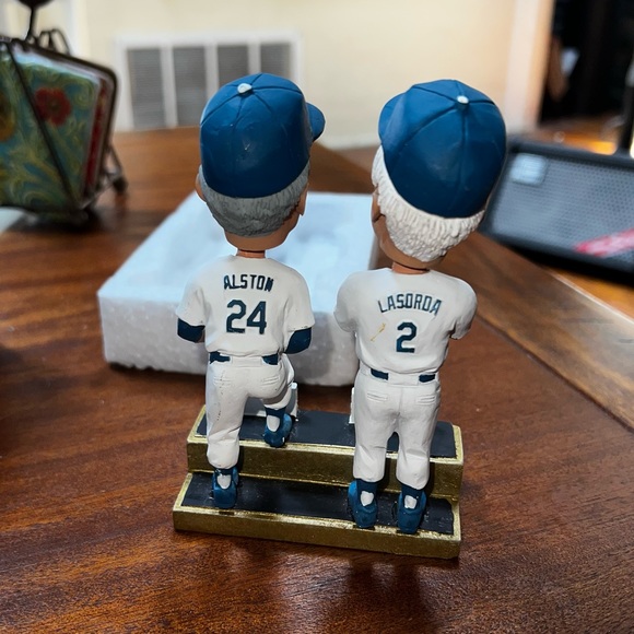 Tommy Lasorda Walter Alston Dual LA Dodgers SGA Los Angeles Bobblehead Baseball - Picture 3 of 8